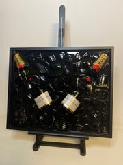 Moët & Chandon Bottle Art, Framed Liquor, wall art,